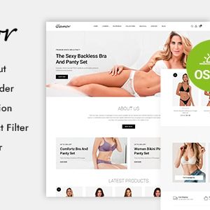 Glamor - Lingerie Fashion Store Shopify Responsive Theme