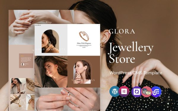 Glora - Jewellery Shop WordPress Elementor Theme - Image 1