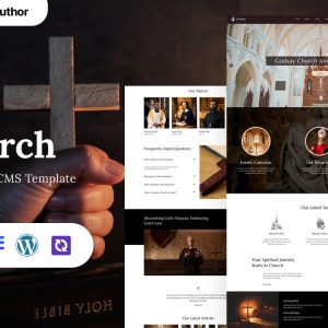 Godsay - Religion And Church WordPress Elementor Theme