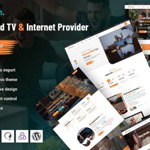 Gogrin - Broadband TV and Internet Provider WordPress Theme
