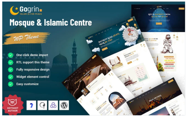 Gogrin - Mosque & Islamic Centre WordPress Theme - Image 1