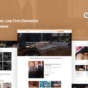 Golaw - Lawyer, Law Firm Elementor WordPress Theme