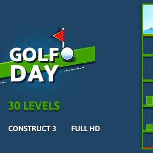 Golf Day - HTML5 Game (Construct3)