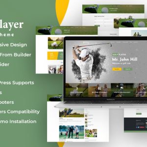 Golf player - Golf and Sport WordPress Theme