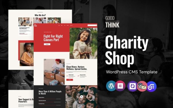 Good Think - Charity Trust And Donation WordPress Elementor Theme - Image 1