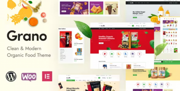 Grano – Organic & Food WordPress Theme - Image 1