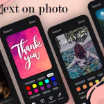 Graphic design - Text on photo - Text to Photo - Text On Picture - Font Text On Photo