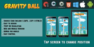 Gravity ball html5 game web mobile admob capx c3p and html5 .jpg