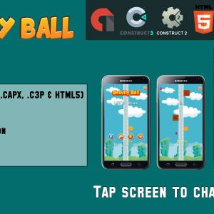Gravity Ball - HTML5 Game - Web & Mobile + AdMob (CAPX, C3p and HTML5)