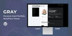 Gray personal portfolio wordpress theme v10 gplpixel.jpg