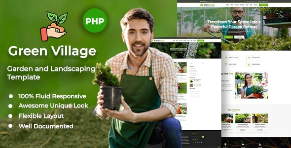 Green village garden and landscaping responsive php template gplpixel.jpg
