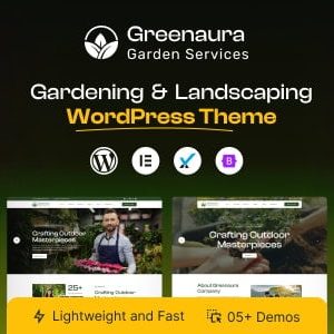 Greenaura - Gardening &Landscape WordPress Theme