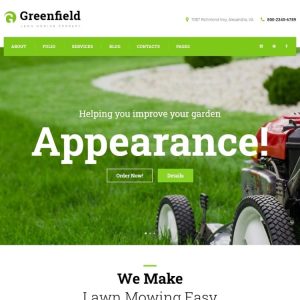 GreenField - Lawn Mowing Company Responsive WordPress Theme
