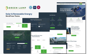 Greenlamp solar renewable energy wordpress theme.png