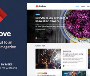 Gridlove – Creative Grid Style News & Magazine WordPress Theme