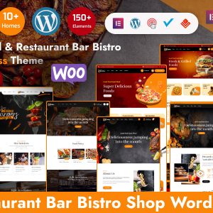 Grillino - Grill, Bar & Restaurant Shop WordPress Theme