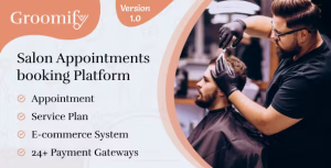 Groomify barbershop salon spa booking and e commerce platform codermarket.png