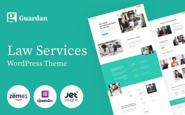 Guardan - Law Services Multipurpose Classic WordPress Elementor Theme - Image 1