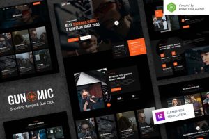 Gunomic shooting range gun club elementor template kit gplpixel.jpg