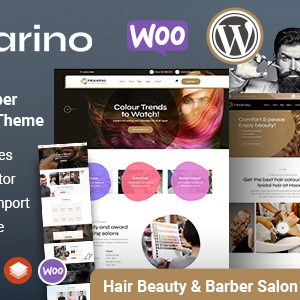 Haarino - Hair Beauty & Makeup Salon WordPress Theme