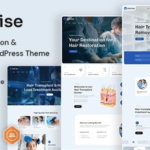 Hairise - Hair Transplantation and Hair Removal WordPress Theme