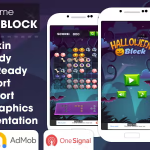 Halloween Block - Puzzle Game Android Studio Project with AdMob Ads + OneSignal + Ready to Publish