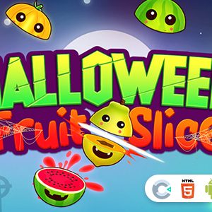 Halloween Fruit Slice [ Construct 3 , HTML5 ]