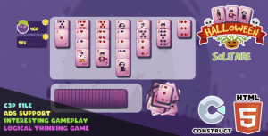 Halloween solitaire html5 game construct 3 gplpixel.png