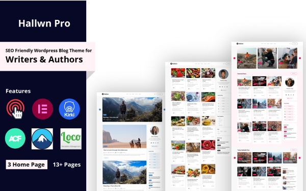 Hallwn Pro | Personal SEO Friendly Wordpress Blog Theme - Image 1