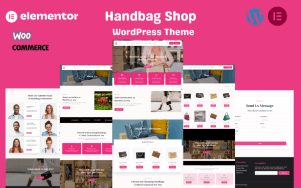 Handbag Shop WooCommerce Elementor WordPress Theme - Image 1