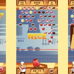 Happy Chef Bubble Shooter - HTML5 Game + Android (Construct 3 | Construct 2 | Capx)