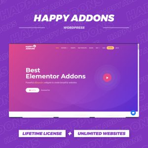 Happy elementor addons pro wordpress plugin with original license key.jpg