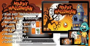 Happy halloween html5 game 18 levels mobile version construct 3 .jpg