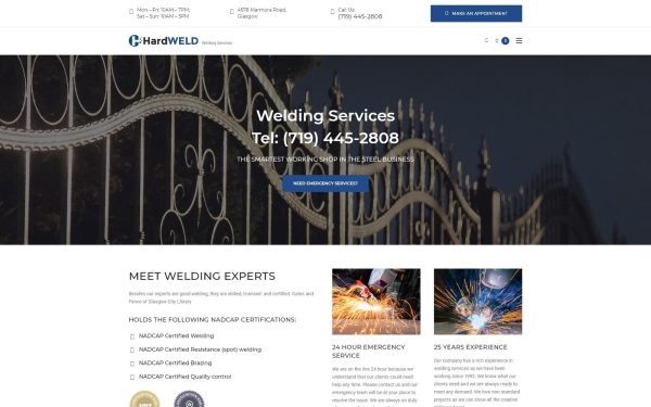 HardWeld - Welding Service Responsive WordPress Theme - Image 1