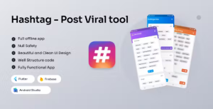 Hashtag post viral tool flutter app codermarket.png