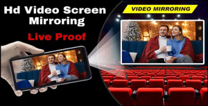 Hd video screen mirroring cast video projector simulator remote control .png