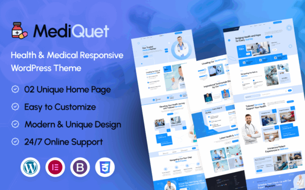 Health & Medical Responsive WordPress Theme - Image 1