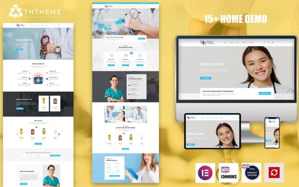 Health Pharma – Elementor Medicine Shop & Clinic WordPress Theme - Image 1