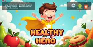 Healthy hero game educational runner game html5 android construct 3 .jpg
