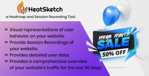 Heatsketch heatmap and session recording tool saas platform codermarket.png