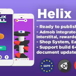 Helix Fall +230 Levels (Unity Game Template + Admob Ads + GDPR Consent)