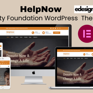 HelpNow - Charity Foundation and Donation WordPress Elementor Theme