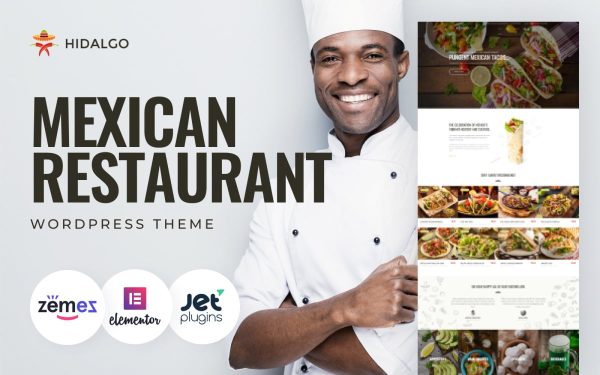 Hidalgo - Mexican Food Restaurant WordPress Theme - Image 1