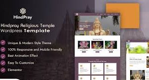 HindPray - Religious Temple Wordpress Template