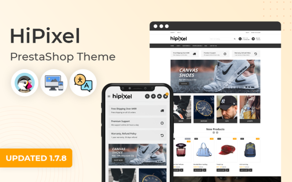 HiPixel - Premium Fashion Responsive Prestashop Theme - Image 1