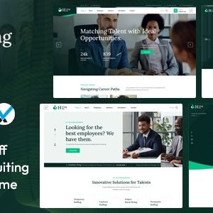 Hiring Hub - Staffing Agencies WordPress Theme