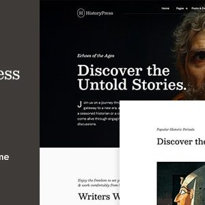HistoryPress - WordPress Theme for History Sites & Enthusiasts