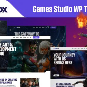 Hitboox - Games Studio WordPress Theme