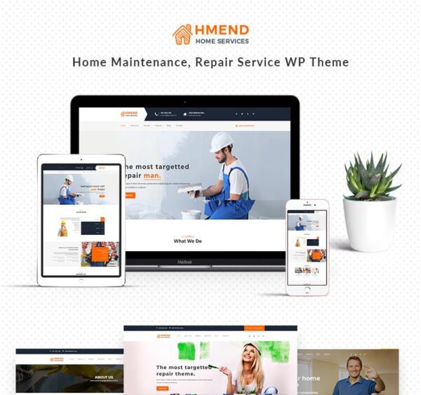 Hmend - Home Maintenance, Repair Service WordPress Theme - Image 1
