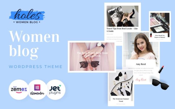 Holes - Women Blog Multipurpose Classic Elementor WordPress Theme - Image 1